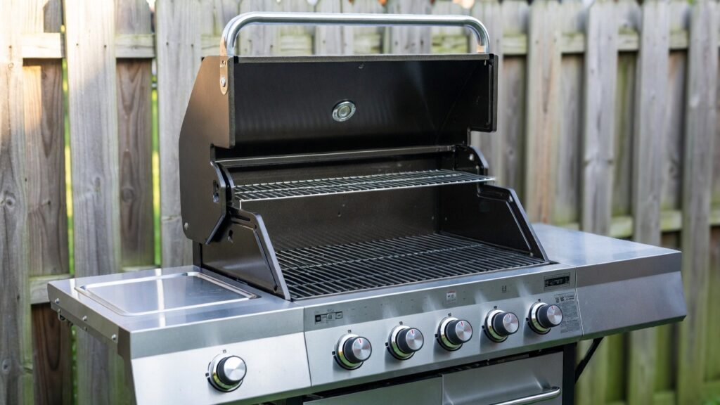Gasolgrill med 6 brännare
